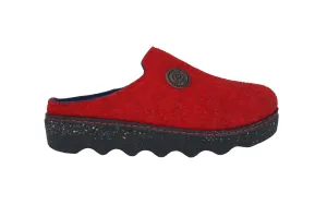 'Foggia-D' women's homeslipper - red