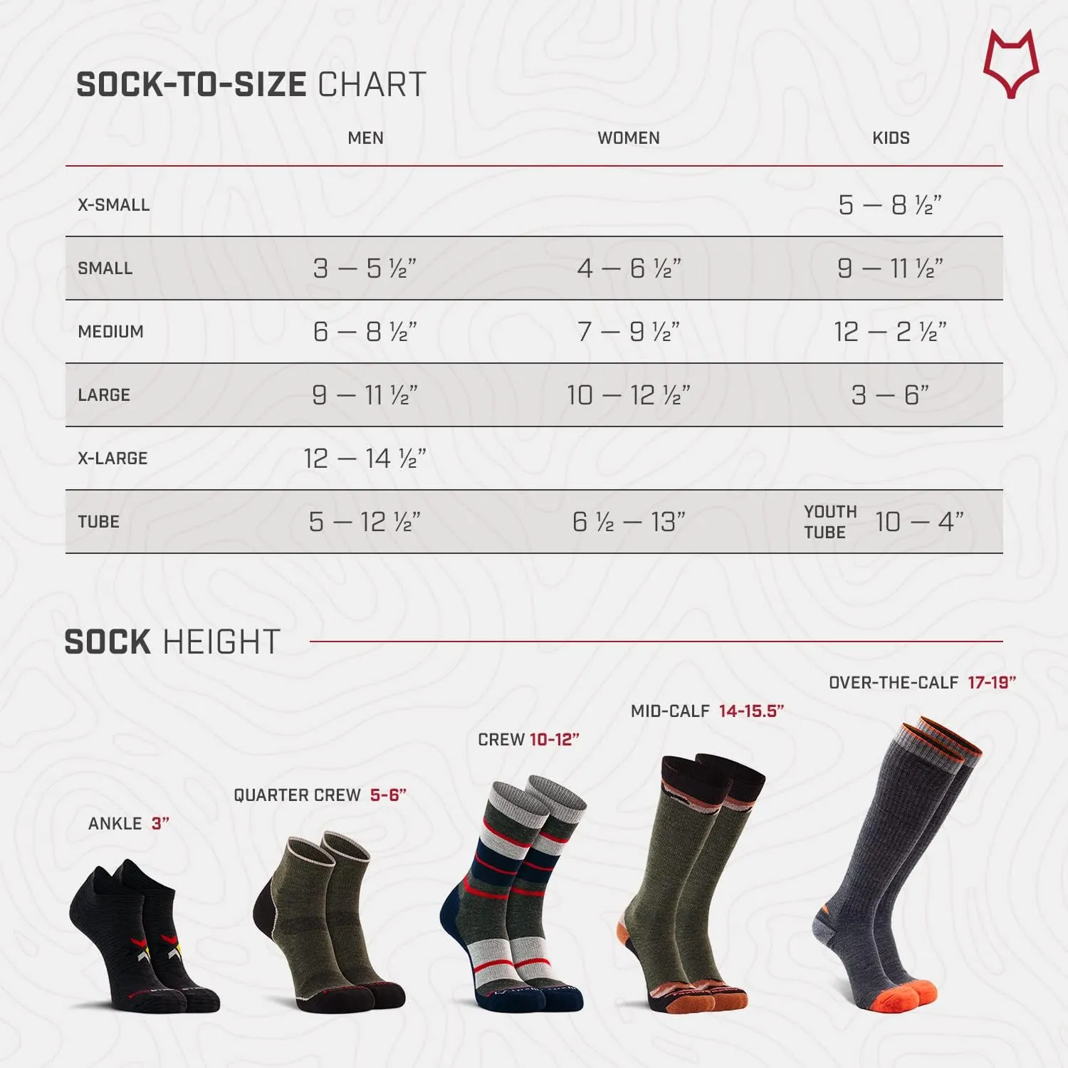 Fox River Women's Red Heel Merino Monkey Stripe Crew Socks