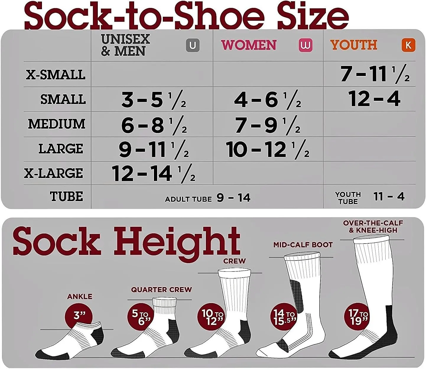 FoxRiver Adult Trail Town Lightweight Crew Socks