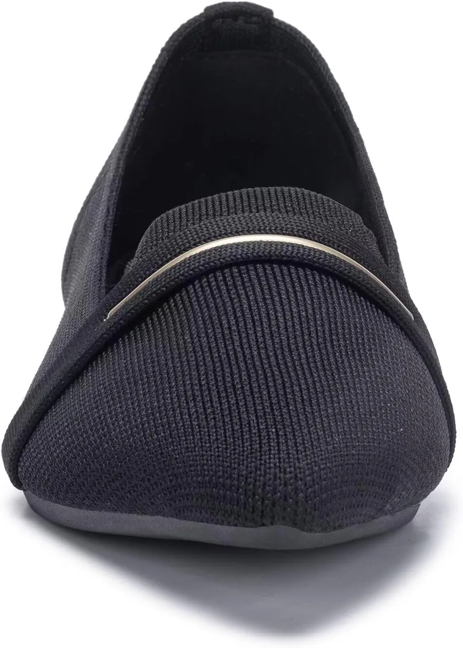 Frank Mully Women's Casual Loafer Flats Slip On Loafer Shoes Comfortable Knit Flat Shoes Classics Pointy Toe Loafer Flats,for Work,Travel