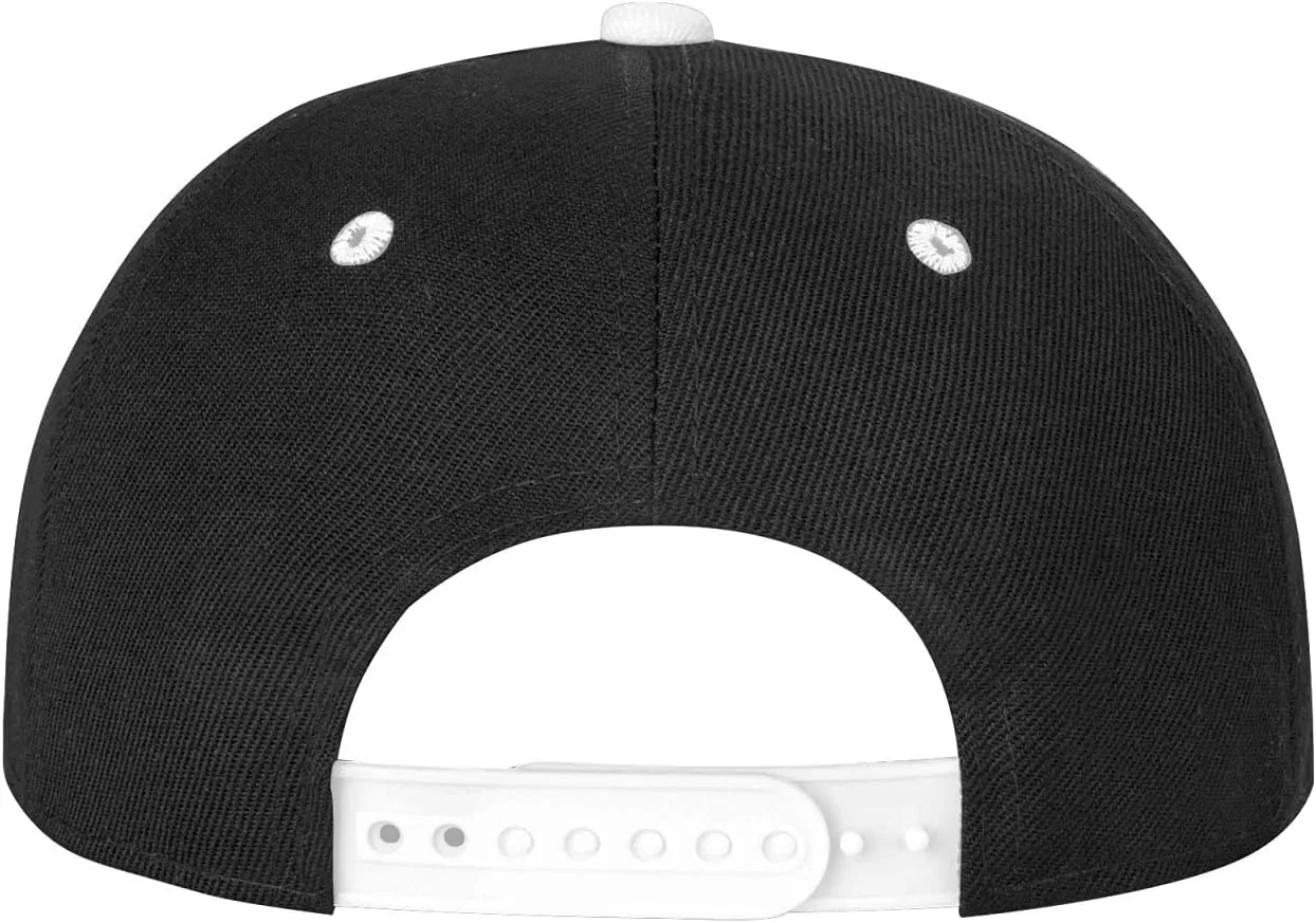 Frying Pan with Eggs Snapback Hats for Men Women Hat Baseball Cap Flat Bill Visor White Hat