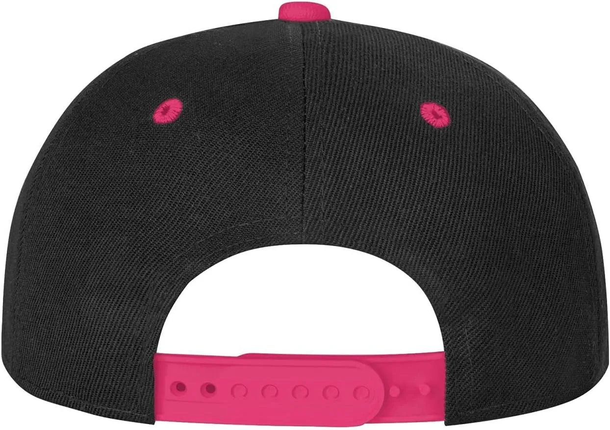 Frying Pan with Eggs Snapback Hats for Men Women Hat Baseball Cap Flat Bill Visor White Hat