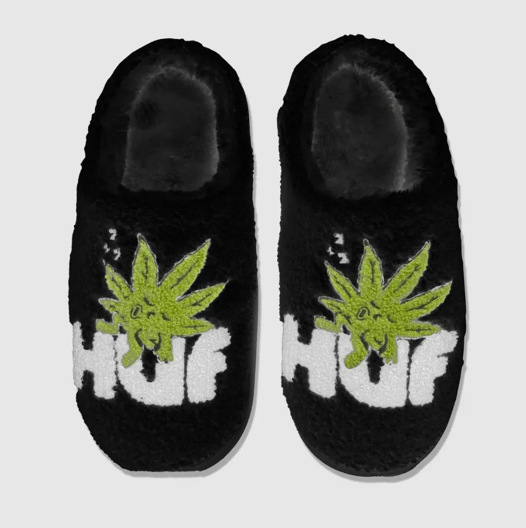 FUZZY SLIPPER BLACK