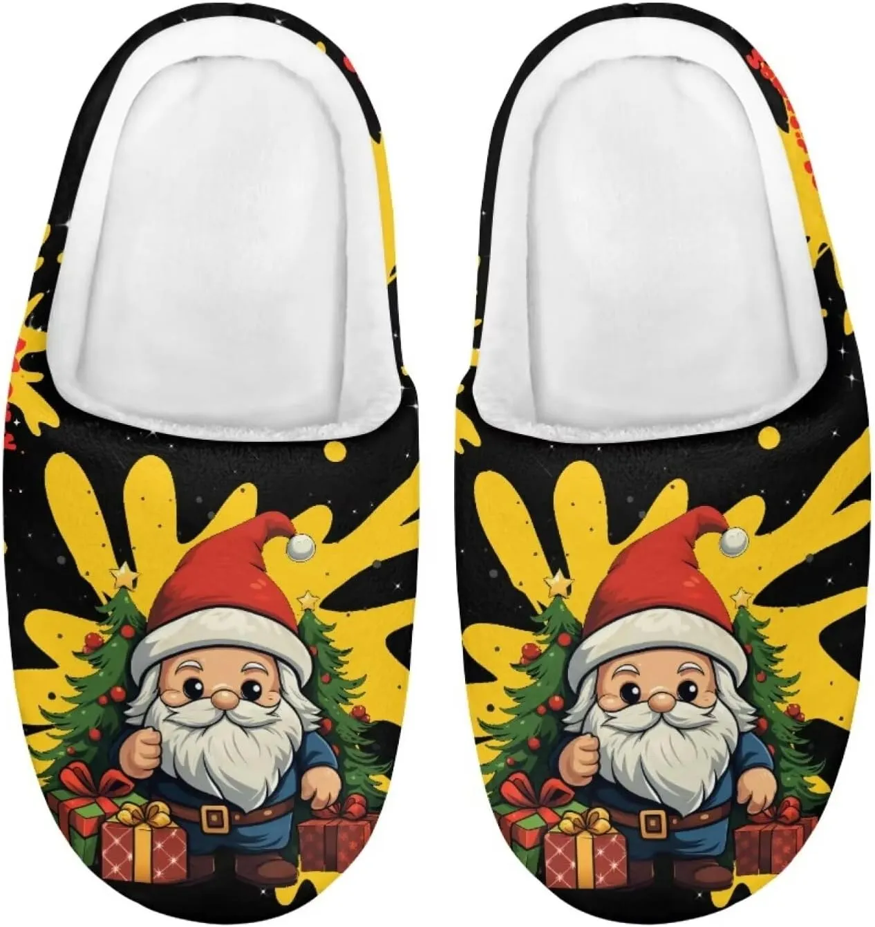 Fuzzy Slippers for Girls Unisex-Child Plush House Shoes Boys Cozy Slippers