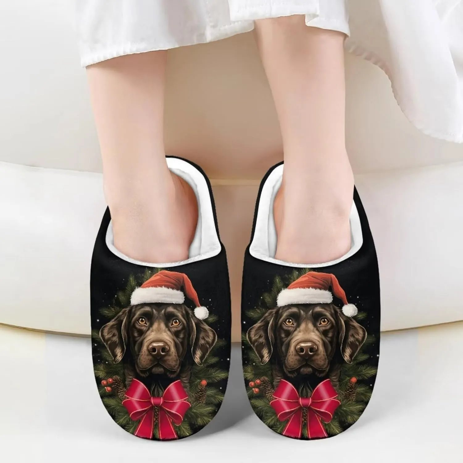 Fuzzy Slippers for Girls Unisex-Child Plush House Shoes Boys Cozy Slippers
