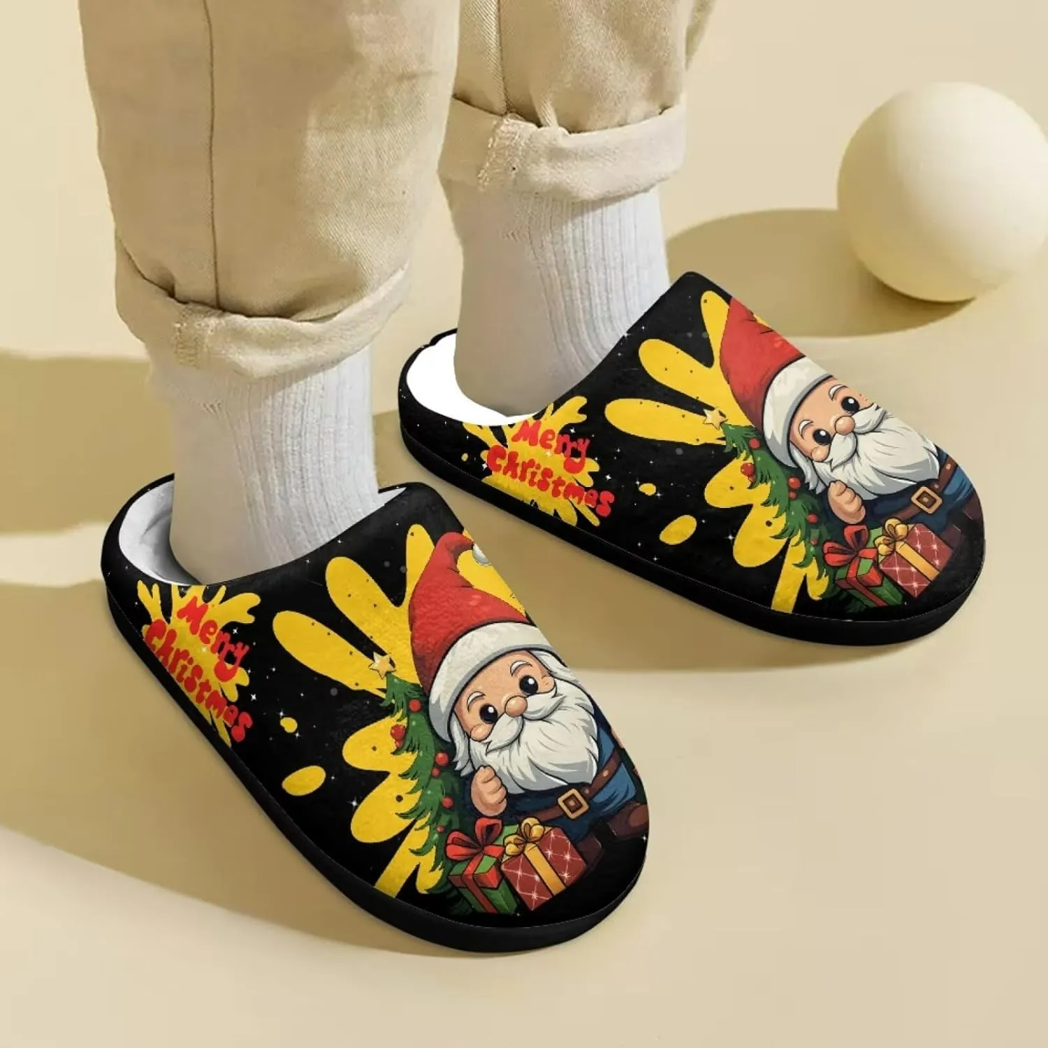 Fuzzy Slippers for Girls Unisex-Child Plush House Shoes Boys Cozy Slippers