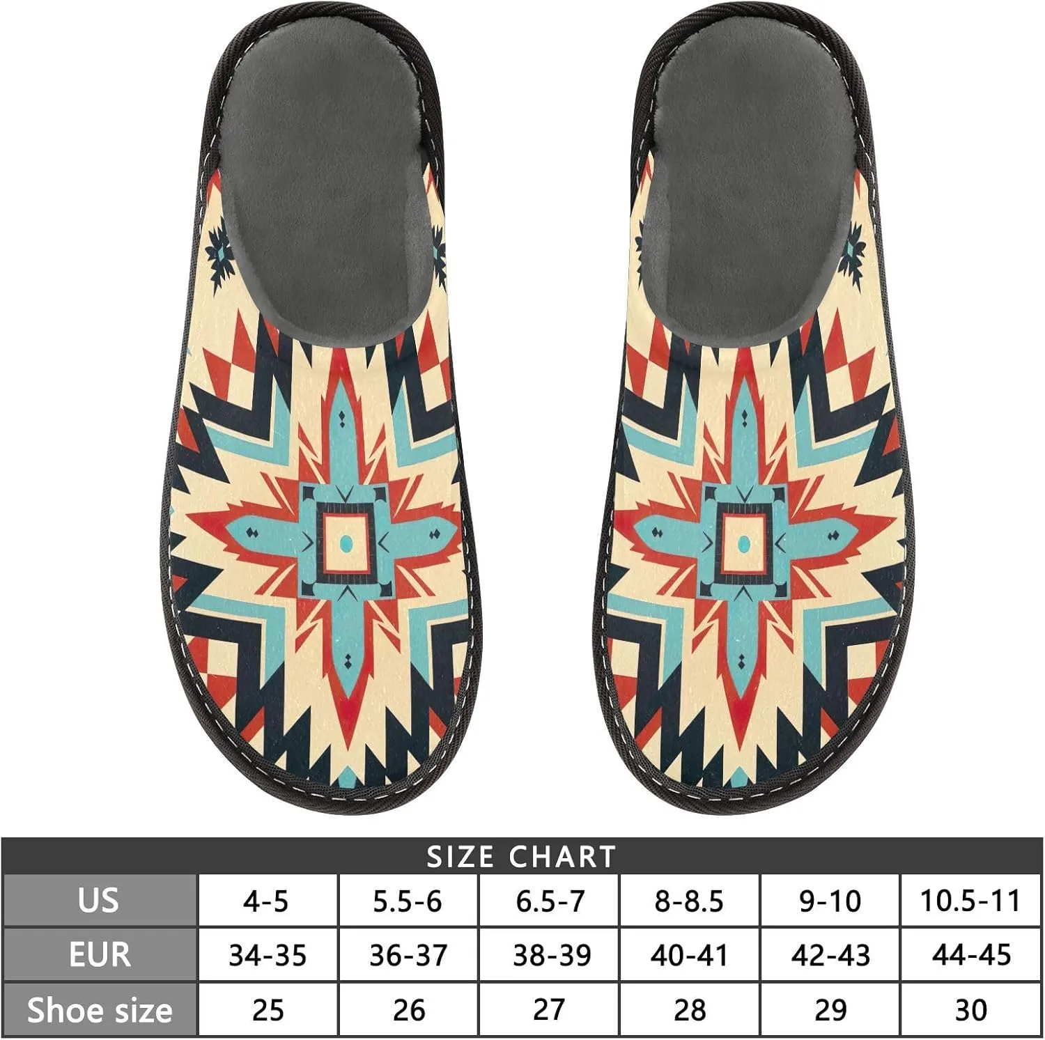 Fuzzy Slippers for Women Men Cozy Memory Foam Scuff Slippers Warm House Shoes Indoor/Outdoor