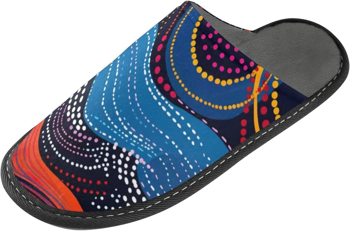 Fuzzy Slippers for Women Men Cozy Memory Foam Scuff Slippers Warm House Shoes Indoor/Outdoor