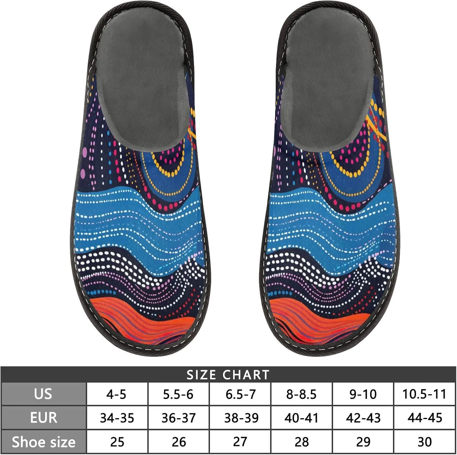 Fuzzy Slippers for Women Men Cozy Memory Foam Scuff Slippers Warm House Shoes Indoor/Outdoor