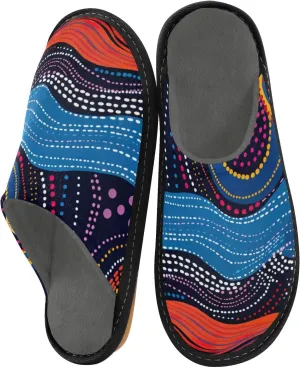 Fuzzy Slippers for Women Men Cozy Memory Foam Scuff Slippers Warm House Shoes Indoor/Outdoor