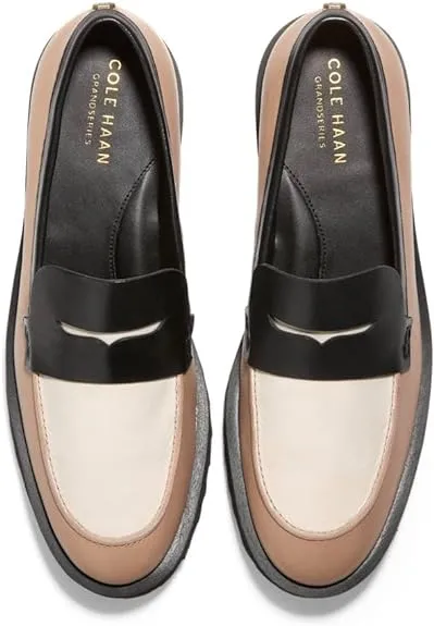 Geneva Slip On Suede Toe Classic Streamlined Round Cole Beige/Ivory/Black Haan Birch Loafers Diverse categories