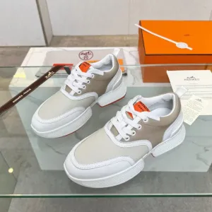 GIGA SNEAKER CARAMEL MIX LIGHT GRAY CALFSKIN