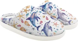 Girl's Cute Animal Plush Slippers Soft Cozy Slip On Fur Fuzzy Slippers Anti-skid Warm Winter Indoor Household Shoes