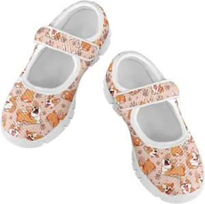 Girls Mary Jane Shoes Breathable Comfort Casual Sneaker School Wedding Party Shoes Ballet Flat