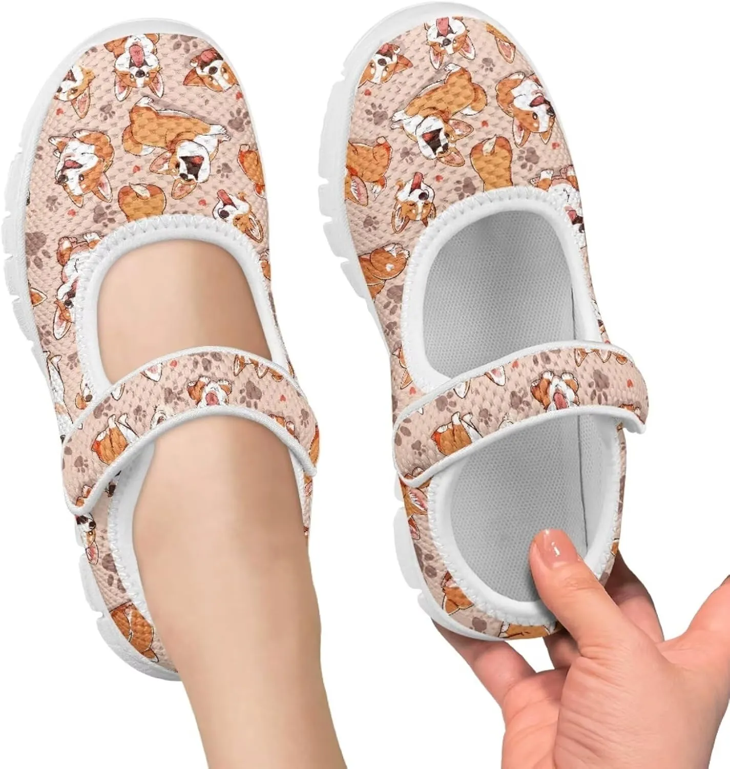 Girls Mary Jane Shoes Breathable Comfort Casual Sneaker School Wedding Party Shoes Ballet Flat