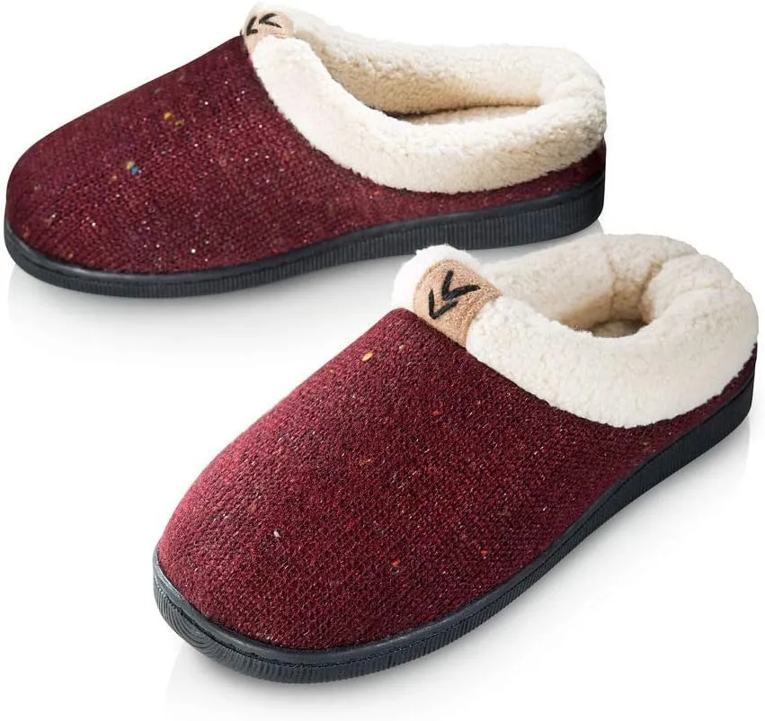 Girls Slipper Cozy Warm Clog Kids House Shoe Rubber Sole
