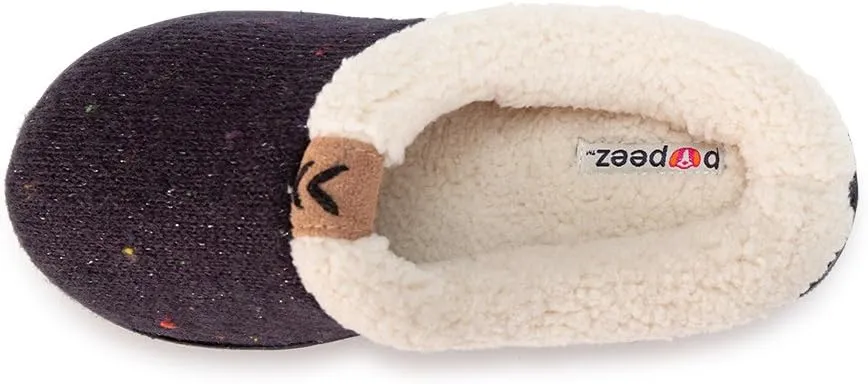Girls Slipper Cozy Warm Clog Kids House Shoe Rubber Sole