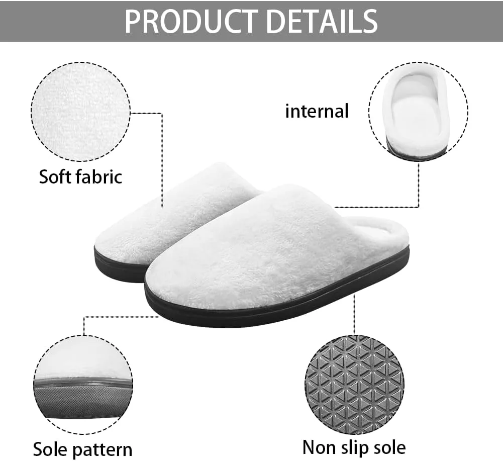 Girls Slippers Size 9-15 Kids Winter Warm Cotton Slipper Indoor Bedroom Home Slipper