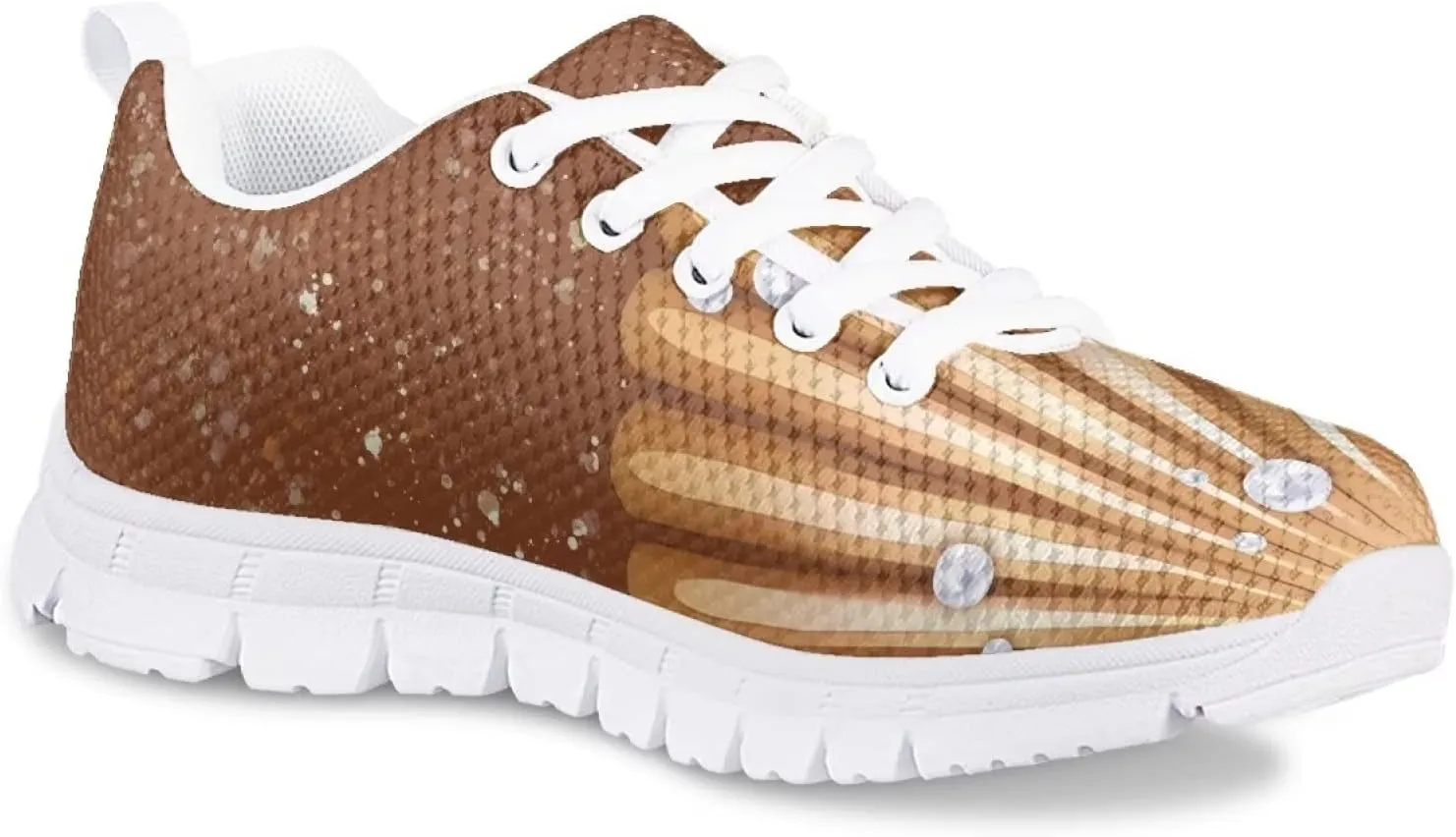 Girls Soft Mesh Cute Tennis Shoes Lightweight Breathable Nonslip Casual Athletic Sneakers