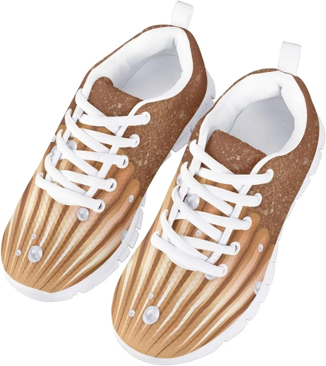 Girls Soft Mesh Cute Tennis Shoes Lightweight Breathable Nonslip Casual Athletic Sneakers