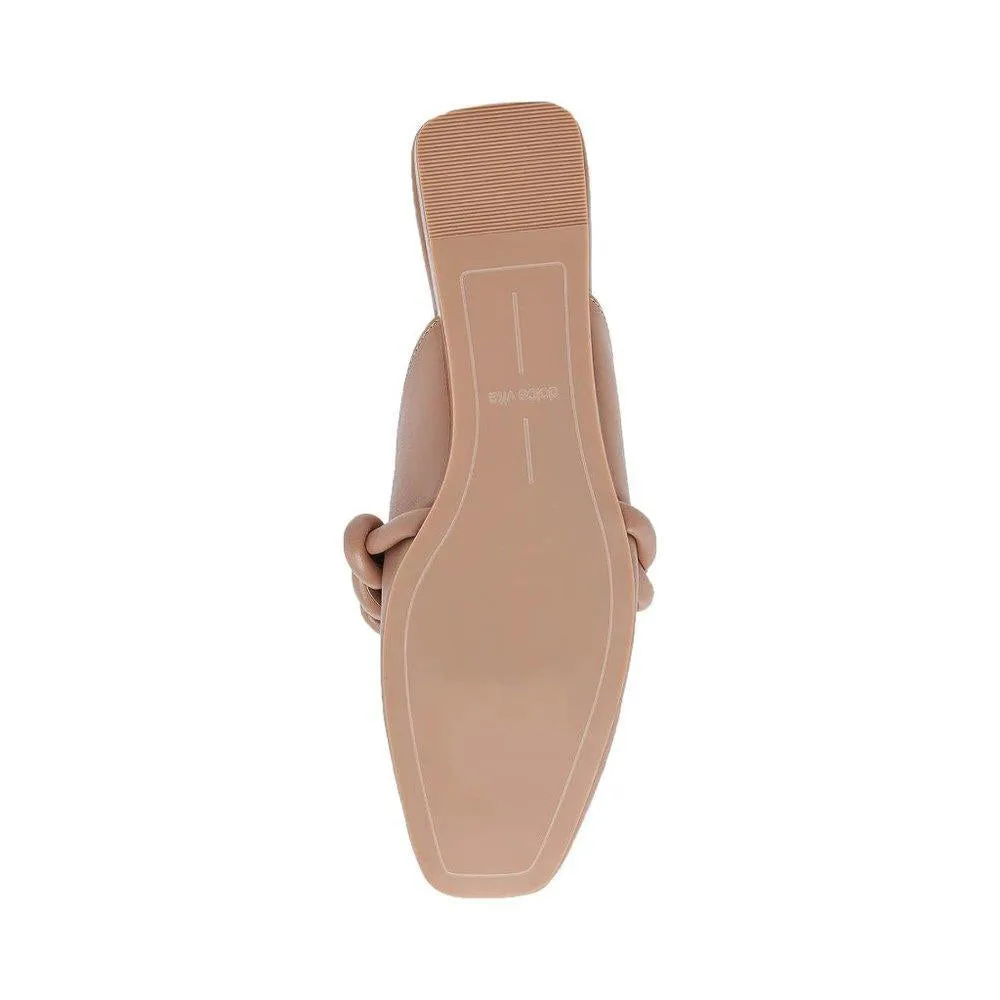 Givony Cafe Stella Braided Slide On Flat Loafers