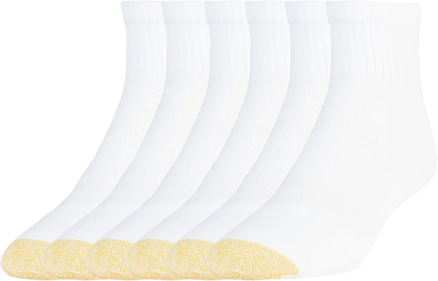 GOLDTOE Men's Tech Ankle Socks, 6-Pairs