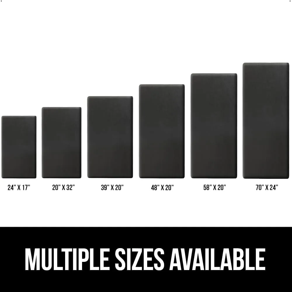 GORILLA GRIP Cushioned Anti Fatigue Mats for Kitchen Floor, 39x20, Ergonomic Standing Office Desk Mat, Waterproof Scratch Resistant Pebbled Top, Supportive Comfort Padded Foam Rugs, 3/4 in Thick Black