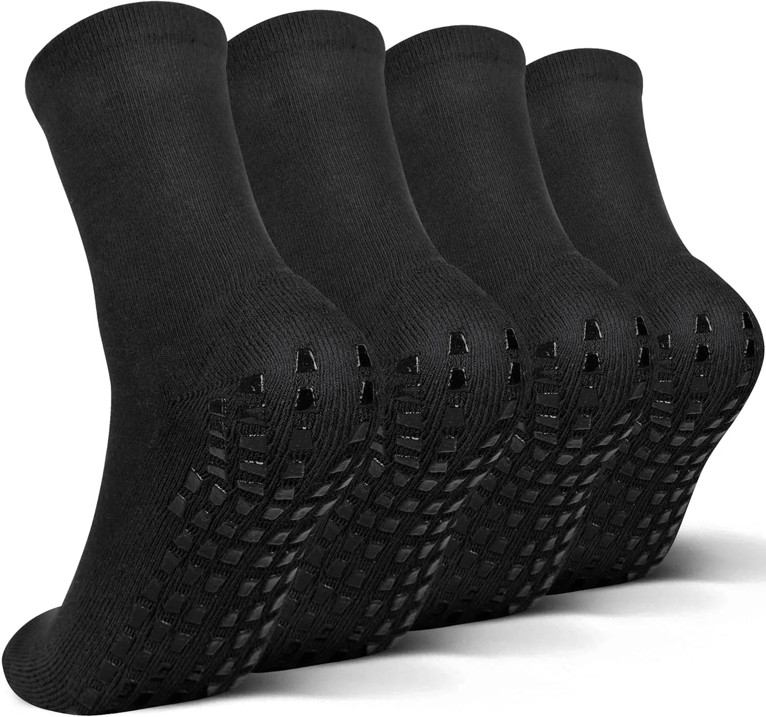 Grip Socks For Kids(4-16 Years Old) Youth Boys & Girls, Cushioned Sport Athletic Hospital Socks