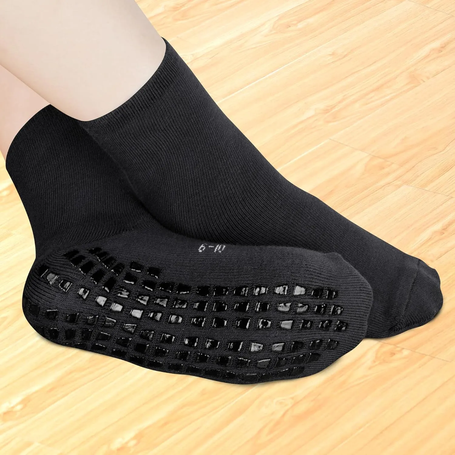 Grip Socks For Kids(4-16 Years Old) Youth Boys & Girls, Cushioned Sport Athletic Hospital Socks