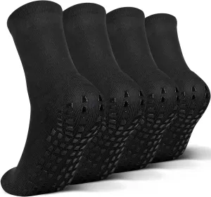 Grip Socks For Kids(4-16 Years Old) Youth Boys & Girls, Cushioned Sport Athletic Hospital Socks