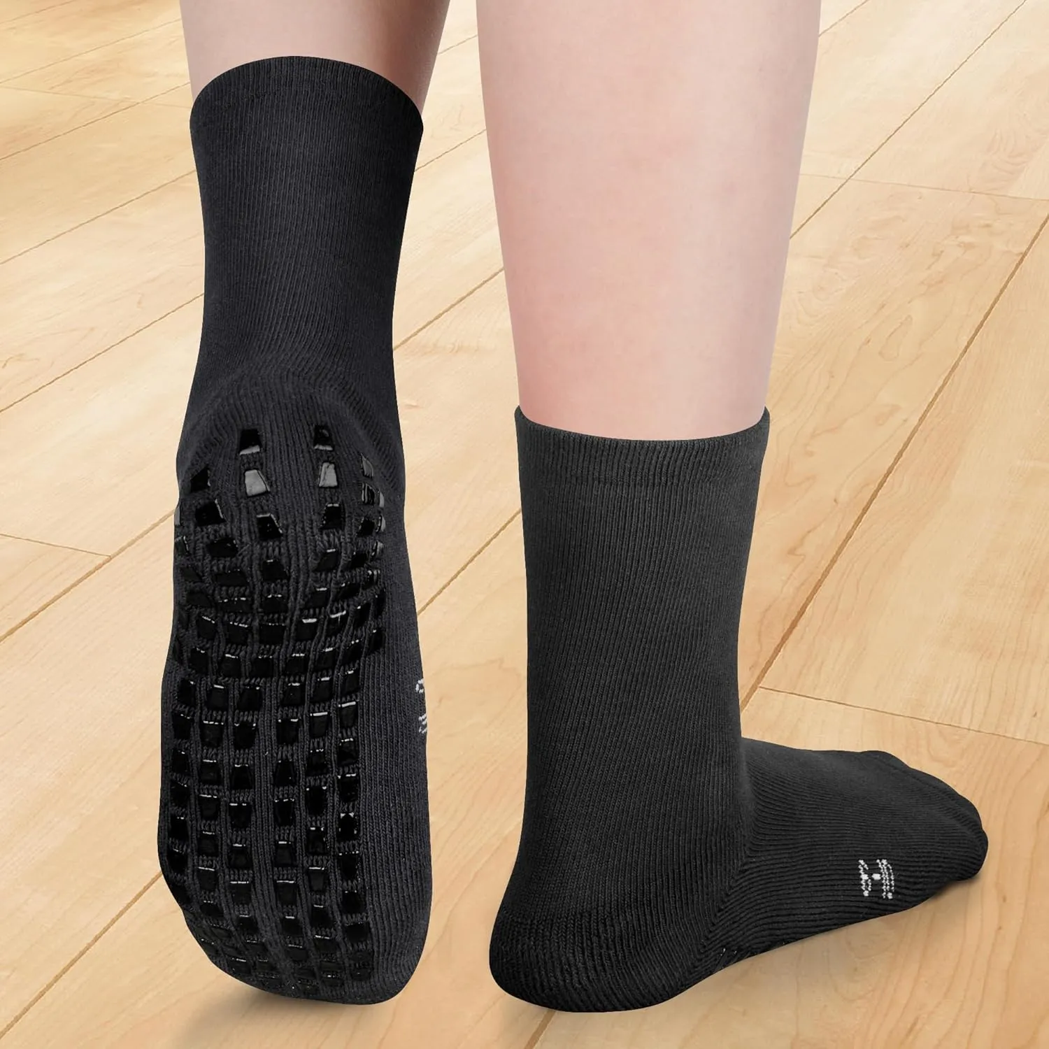 Grip Socks For Kids(4-16 Years Old) Youth Boys & Girls, Cushioned Sport Athletic Hospital Socks