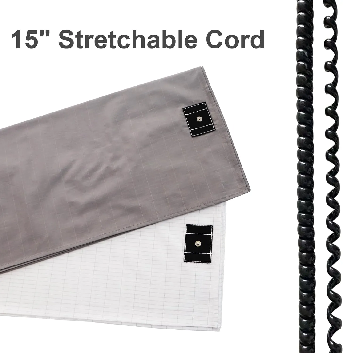 Grounding Sheets for Bed, Grounding Flat Sheet with Silver Fiber & Cotton for Better Sleep