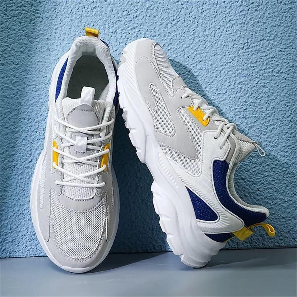 GSLMOLN Men's Trendy Air Cushioned Breathable Lightweight Cushioned Running Shoes Non-Slip Comfortable Outdoor Athletic Walking Sneakers