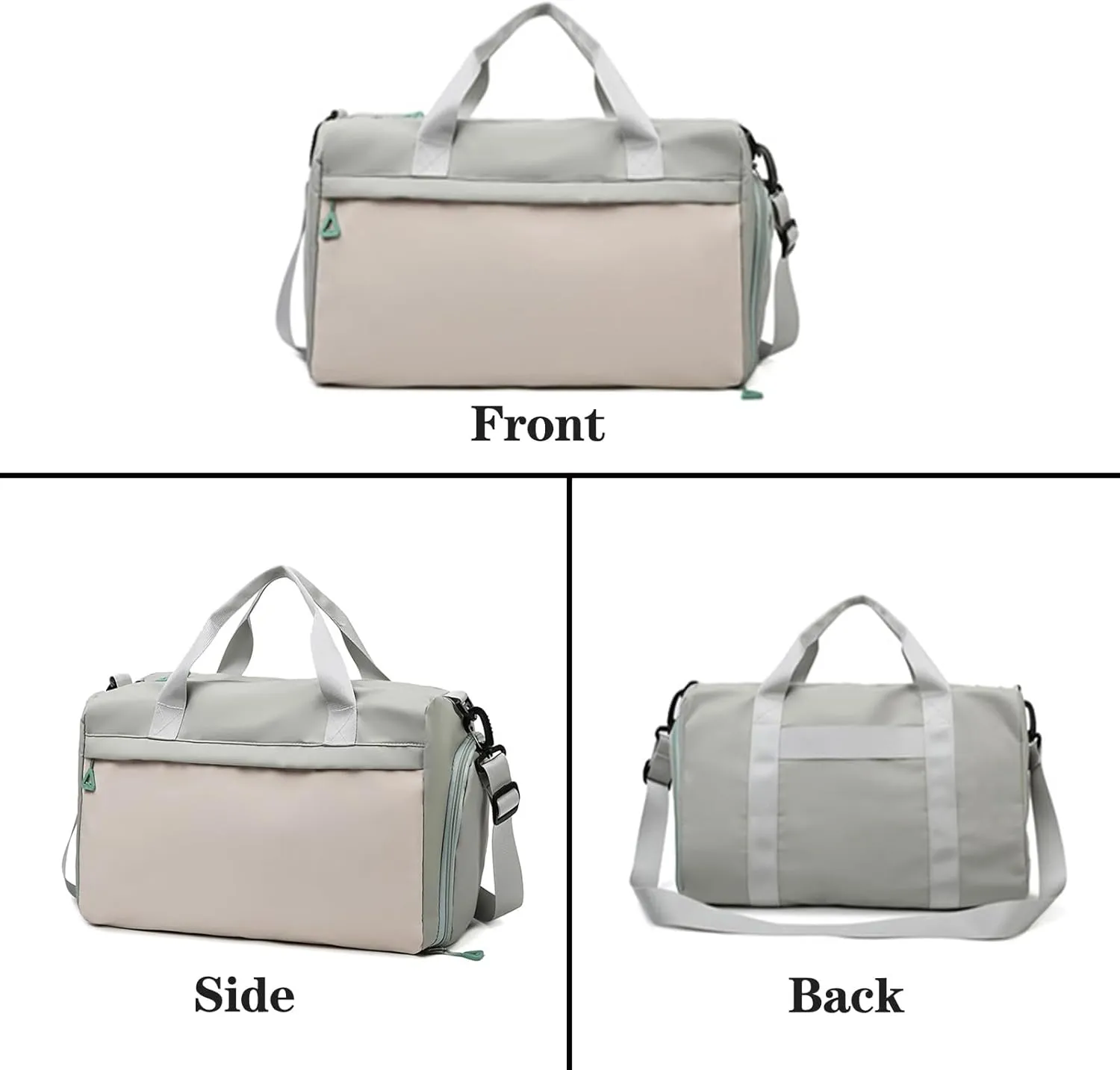 Gym Bag for Women,Duffle Bag for Travel,40L Carry On Weekender Bags with Shoe Compartment,Sports Bags for Yoga & Dance with Wet Pocket