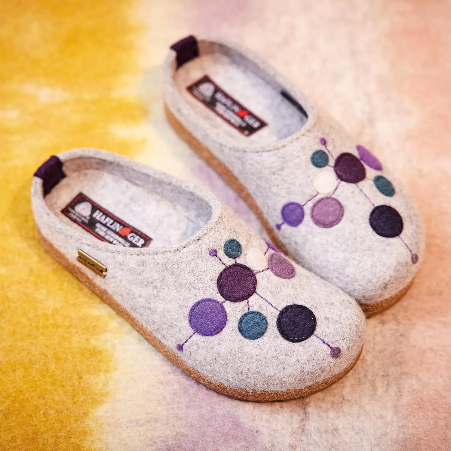 HAFLINGER Faible Felt Clog Wool Slipper