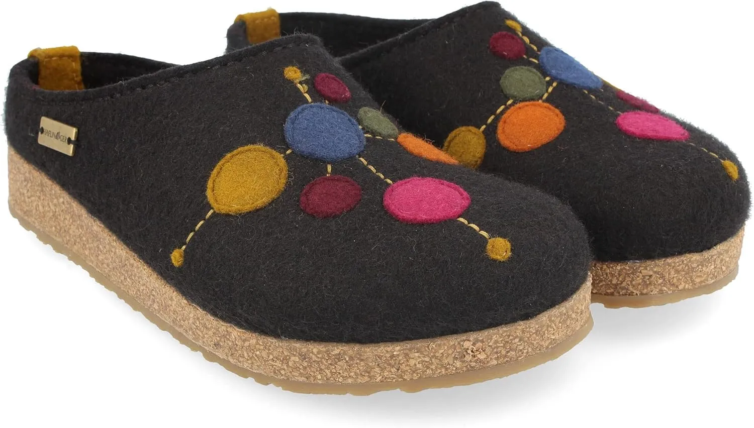 HAFLINGER Faible Felt Clog Wool Slipper