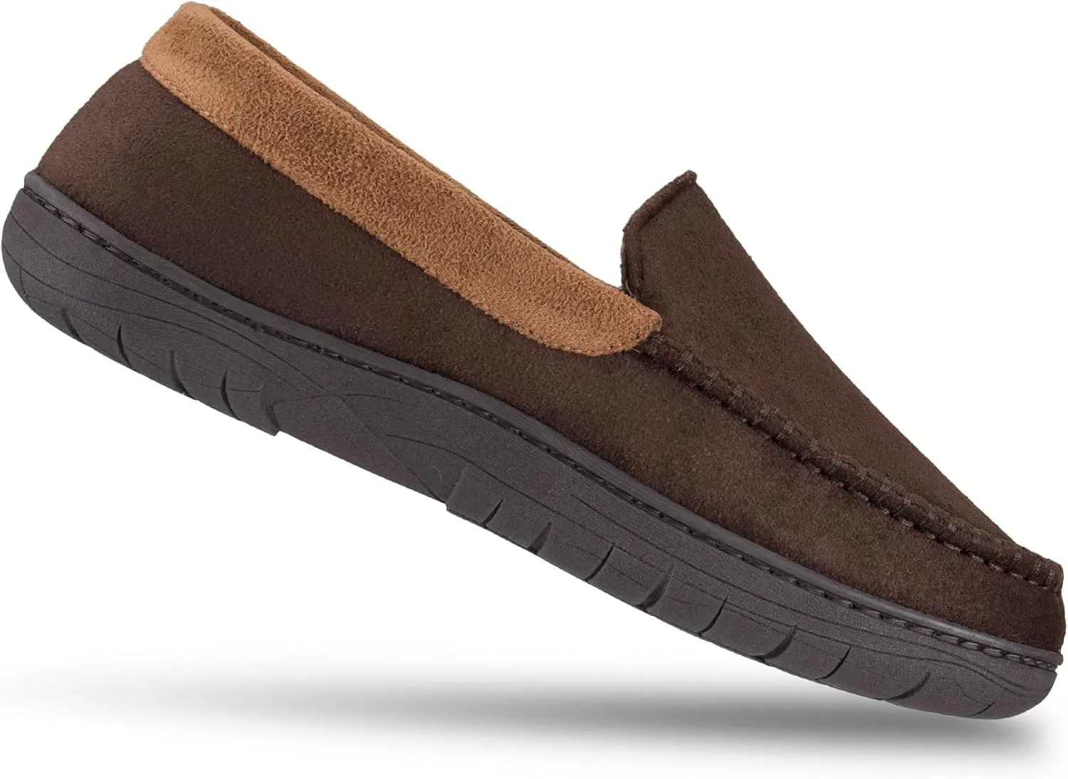 Haggar Men's Venetian Slipper Indoor/Outdoor House Shoe with Memory Foam Comfort