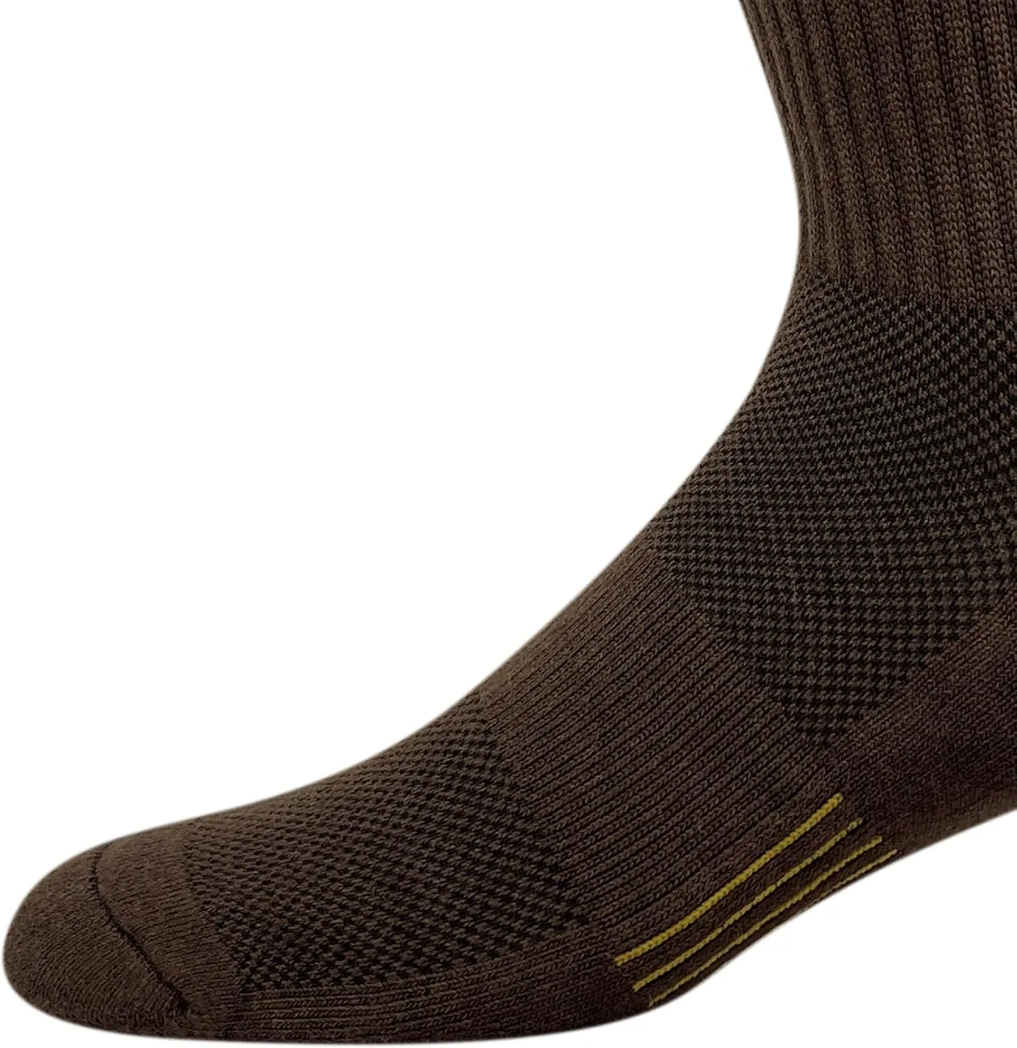 HaloYIYI Men's Moisture Control Cushioned Crew Socks with Arch Compression for Athletic, 6 Pairs