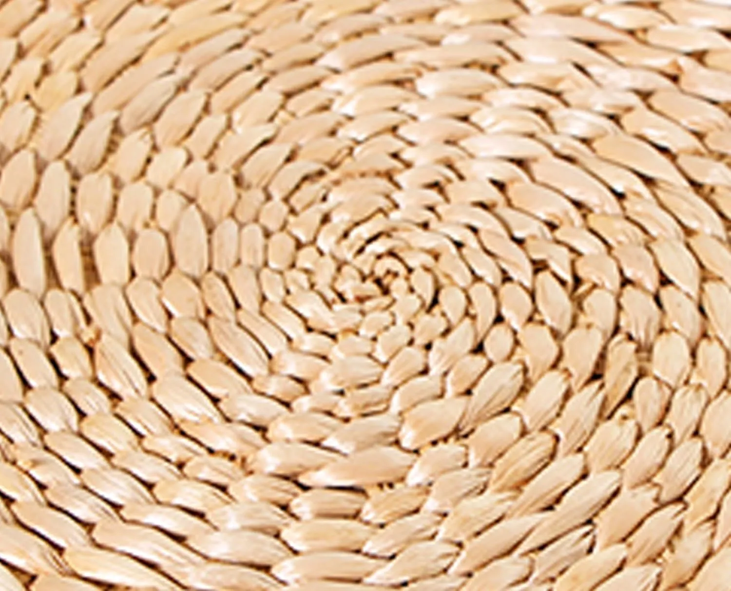 Handcrafted Eco-Friendly Breathable Padded Knitted Straw Flat Seat Cushion/Straw futon Cushion (Round Silk Wadding Filling 45cm(17.72in) 2 pcs)