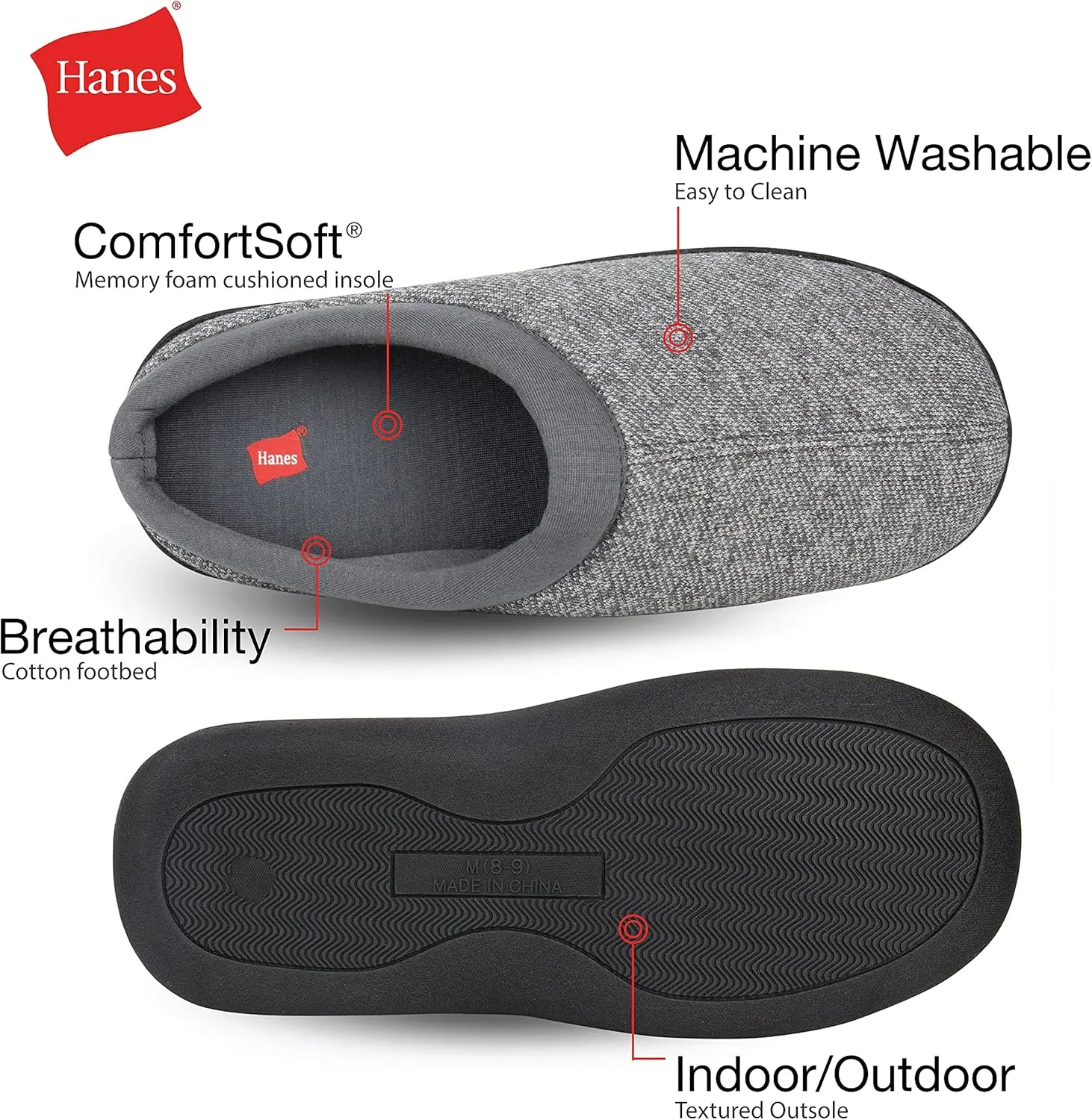 Hanes Boys' Clog