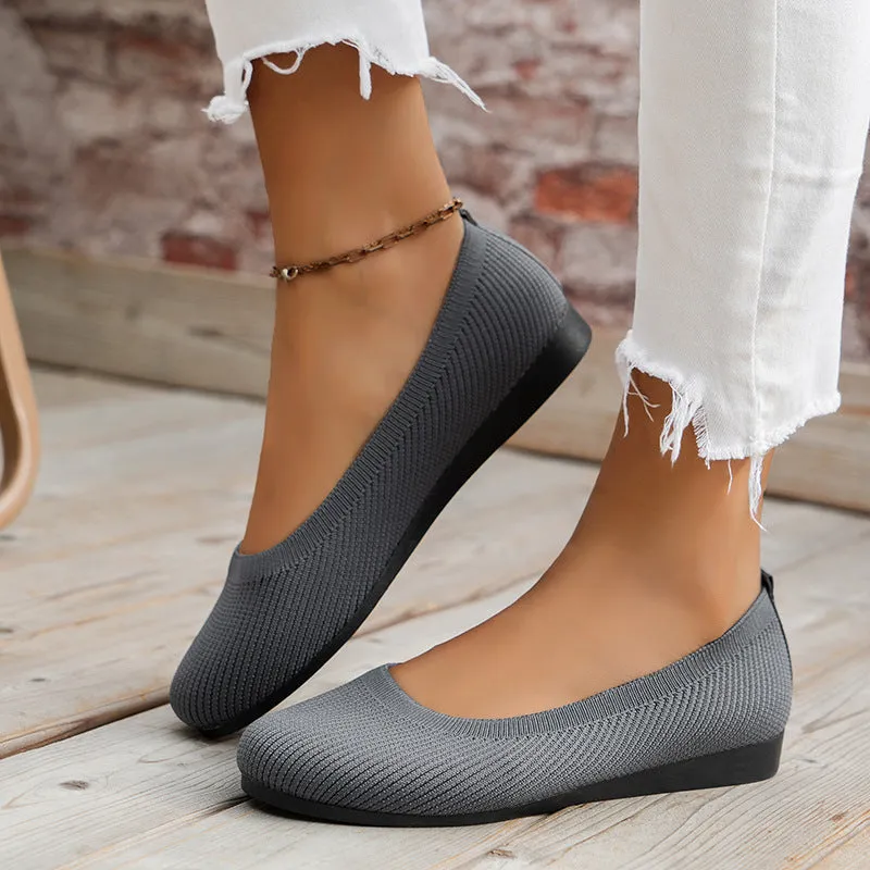 Hatmeo Braided Women's Comfortable Breathable Flat Shoes-（AQY）
