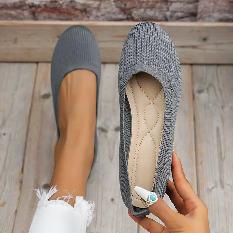 Hatmeo Braided Women's Comfortable Breathable Flat Shoes-（AQY）