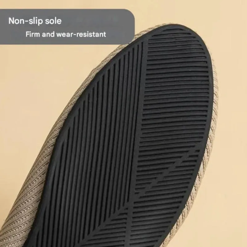 Hatmeo Braided Women's Comfortable Breathable Flat Shoes-（AQY）