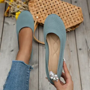 Hatmeo Braided Women's Comfortable Breathable Flat Shoes-（AQY）