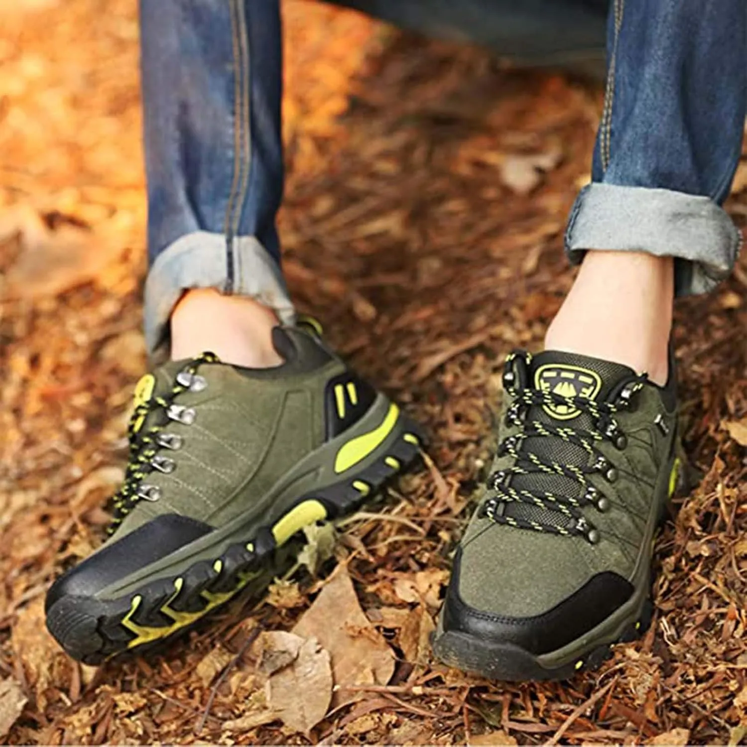 Hiking Outdoor Breathable Couple Shoes Mesh Shoes Climbing Hiking Men's Sneaker Boots for Men High Top