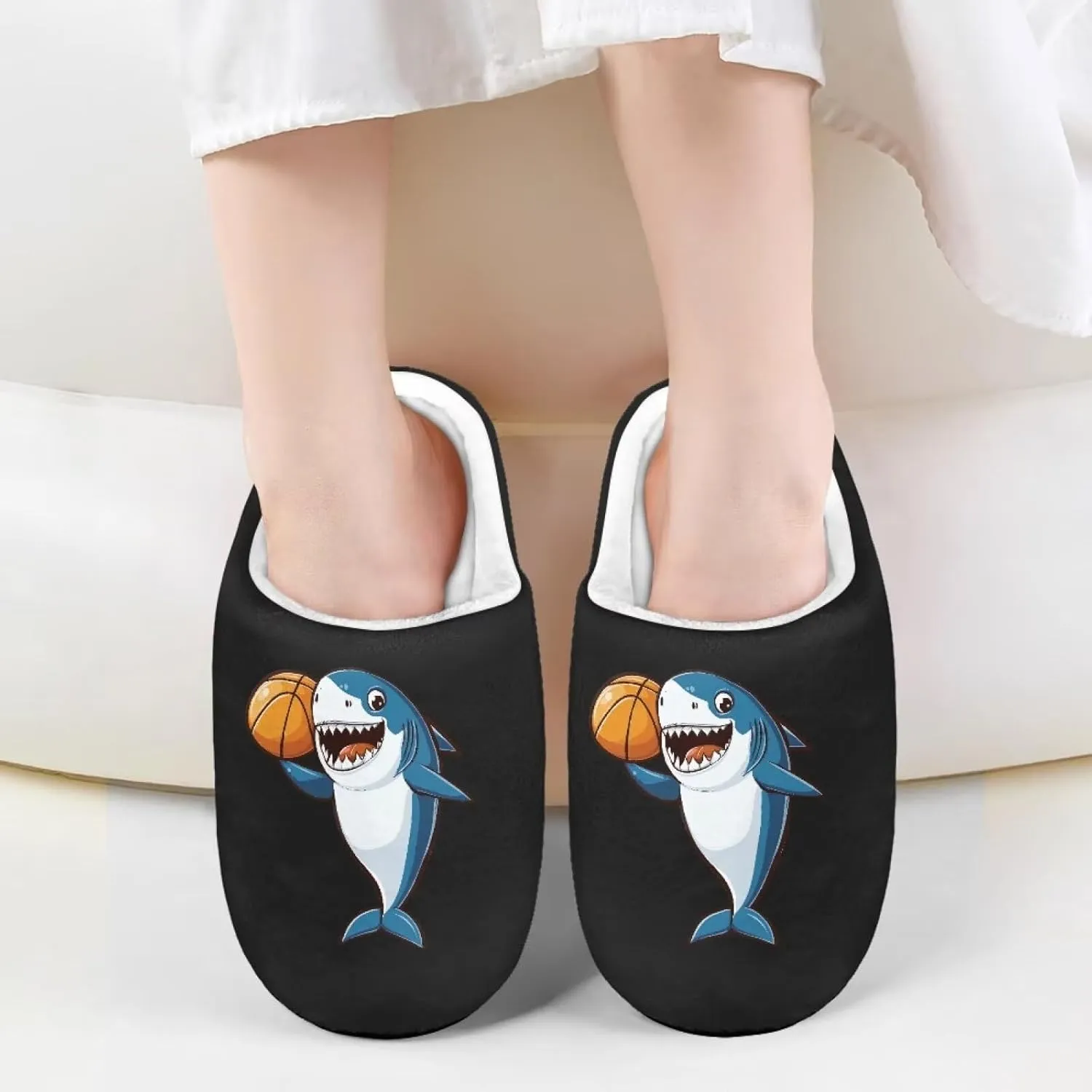 Home Slippers for Kids Non Slip House Slippers for Boys Girls, Warm Soft Fuzzy Slippers for Indoor Outdoor