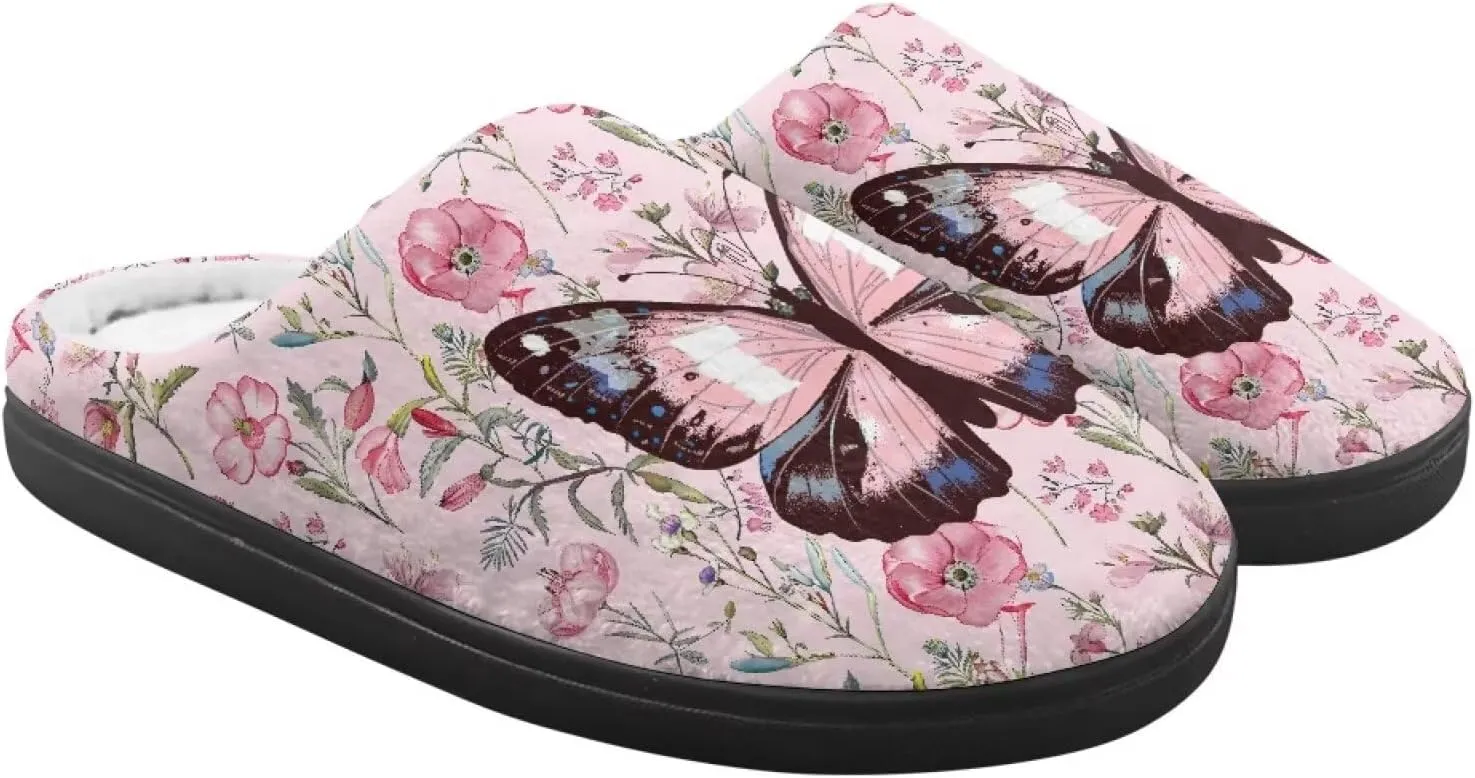 House Slippers for Girls Soft Size 9-15 Black
