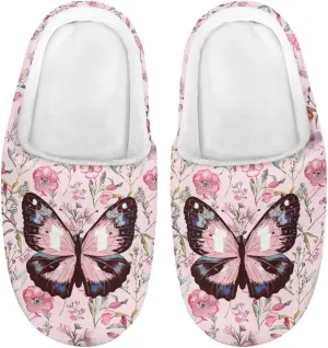 House Slippers for Girls Soft Size 9-15 Black