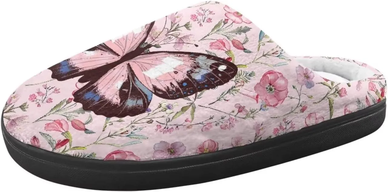 House Slippers for Girls Soft Size 9-15 Black