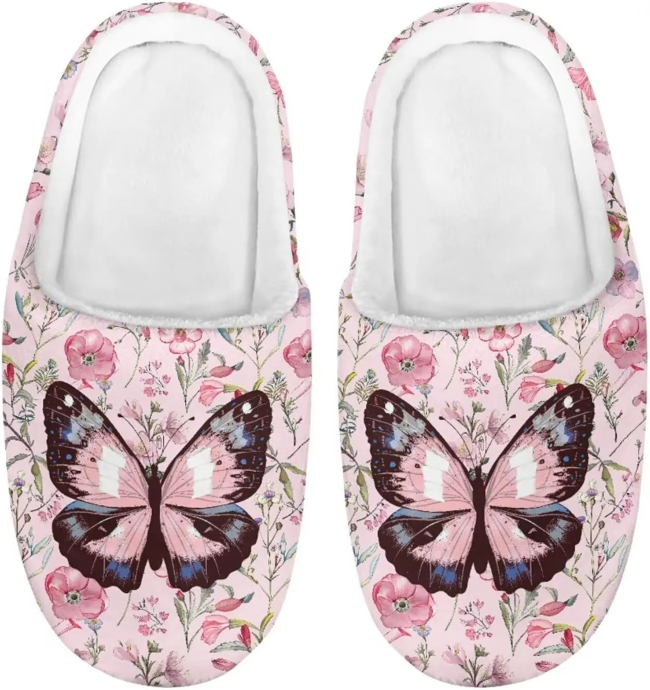 House Slippers for Girls Soft Size 9-15 Black